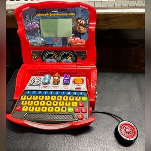 VTech Lightning McQueen Learning Laptop Disney Pixar 2007-08 works!